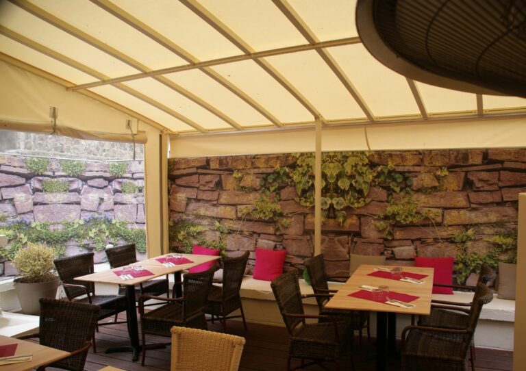 Pergola restaurant professionnel