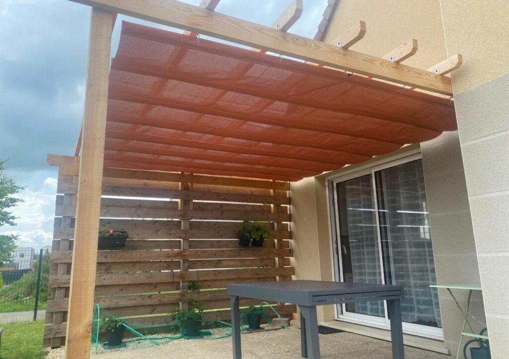 Velums partouclier protection de terrasse