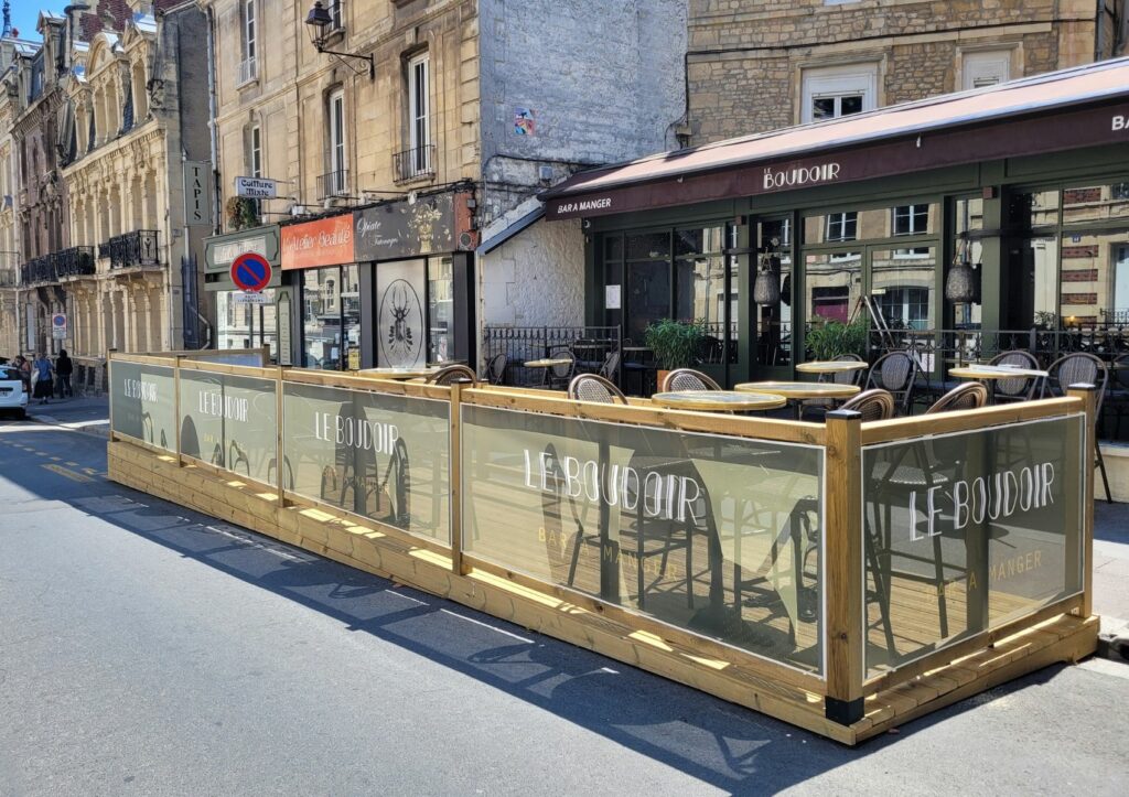 Brise vue restaurant à caen