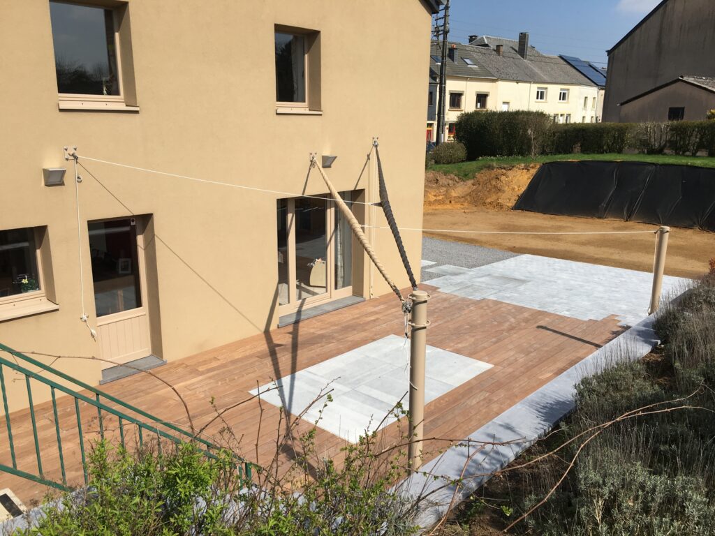 Voile d'ombrage enroulable