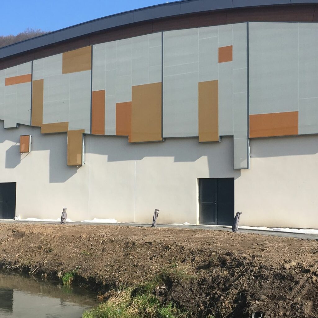 Architecture textile façade